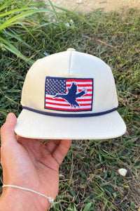 Cap- American Flag Duck- Putty