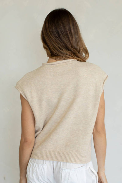 Piper Vest Cardigan: LAVENDER / S