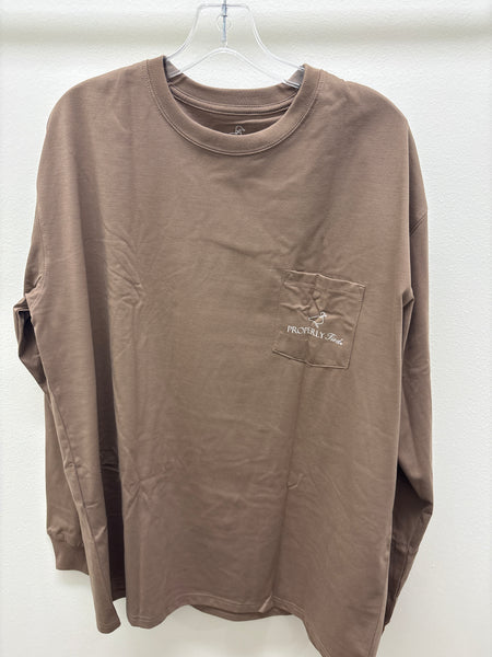 Field Camo Logo LS Walnut