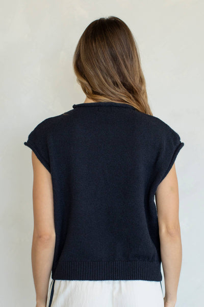 Piper Vest Cardigan: LAVENDER / S