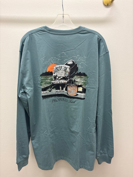 Gone Fishin LS Steel Blue