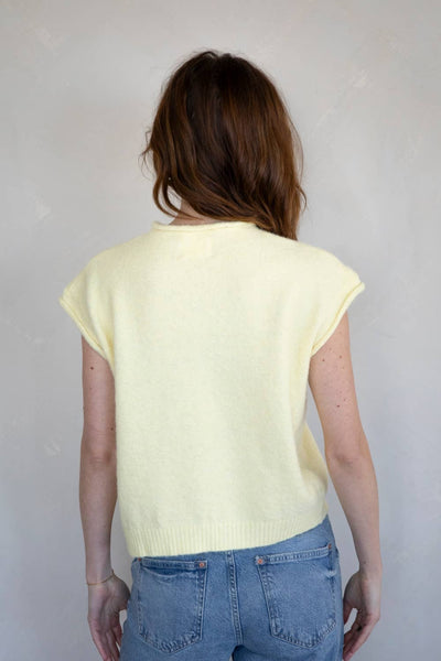 Piper Vest Cardigan: LAVENDER / S