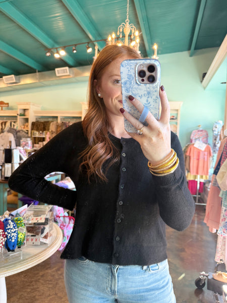 Stella Knit Black Cardigan
