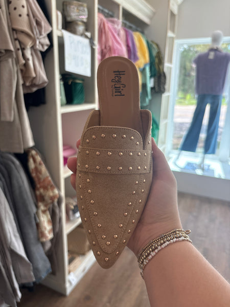 Mischief - Camel Faux Suede
