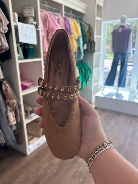 All Eyes On Me - Camel Faux Suede