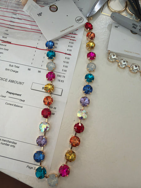 12 mm Rhinestone Necklace