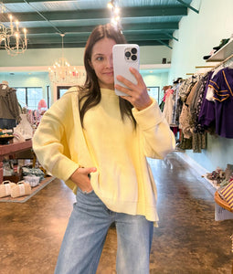 Daisy Drop Shoulder Sweater