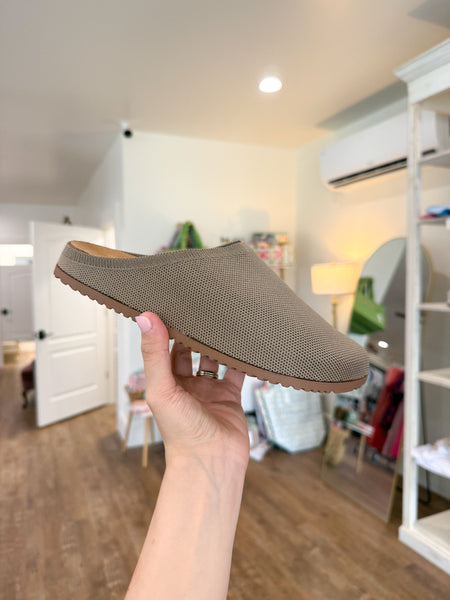 Oatmeal Knit Mule