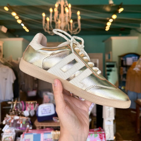 Trackstar Metallic Gold Shoes