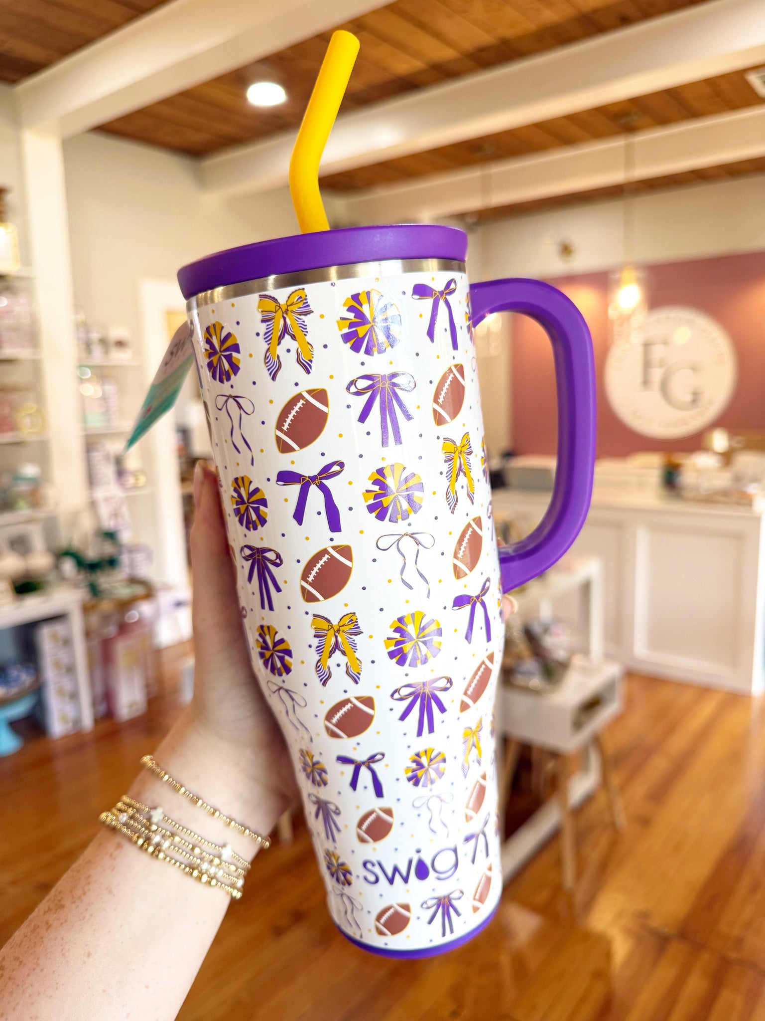 We've Got Spirit Purple & Yellow MegaMug 40oz
